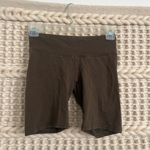 TNA XXS Brown Biker Shorts - Picture 1 of 5